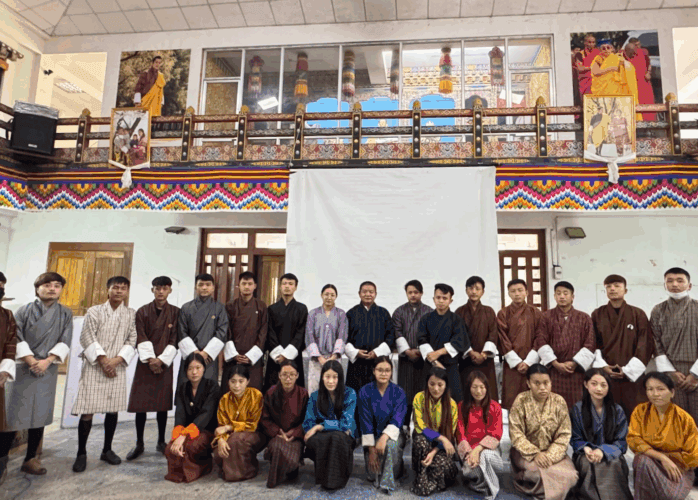 Out-of-School Youth attends CSE training in Samdrupjongkhar